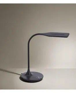 Stolní lampy do kanceláře LEUCHTEN DIREKT is JUST LIGHT LED stolní lampa v černé, flexibilní rameno s měnitelnou teplotou barvy světla a stmívaním 2700-5000K LD 13061-18