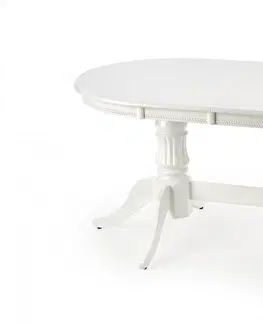 Jídelní stoly HALMAR Rozkládací jídelní stůl Peho bílý