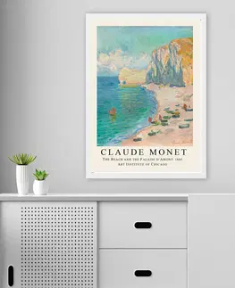 Obrazy Dekorativní obraz Monet PLÁŽ 35x45cm