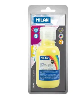 Hračky MILAN - Temperová barva 125 ml žlutá - blistr