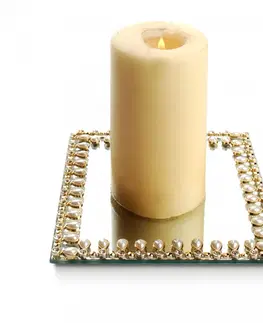 Svíčky Mondex Dekorativní tác na svíčky ALISON čtvercový zrcadlo