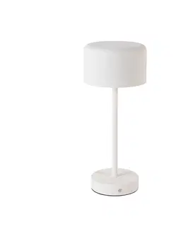 Stolni lampy Moderne tafellamp wit oplaadbaar - Poppie