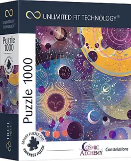 Hračky puzzle TREFL - Puzzle 1000 UFT - Kosmická alchymie: Souhvězdí