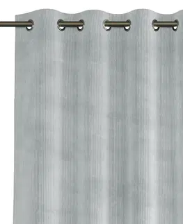 Záclony Závěs AmeliaHome Duffy stříbrný, velikost 140x250