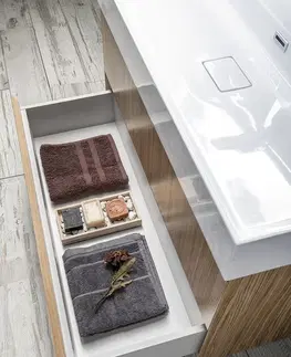 Koupelnový nábytek SAPHO FILENA umyvadlová skříňka 82x51,5x43cm, dub FID1285D