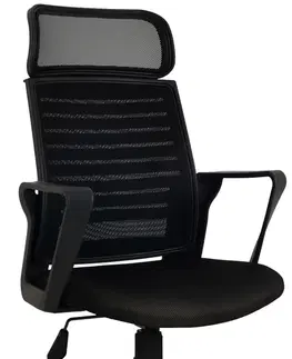 Kancelářské židle a křesla Kancelářská židle BORICCI černá