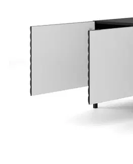 TV stolky ARTBm Tv stolek SURF 200 | 4D Provedení: Černý mat / černé nohy