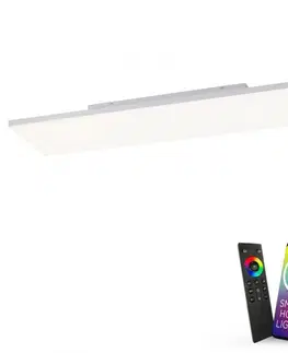 Chytré osvětlení PAUL NEUHAUS Q-FRAMELESS, LED panel, Smart Home, 120x30cm RGB+3000-5000K PN 8289-16
