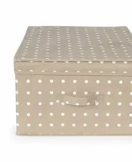 Úložné boxy Compactor Skládací úložný kartonový box Rivoli, 40 x 50 x 25 cm, hnědá