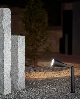 Zemní svítidlo s bodcem Nordlux Mono - flexibilní venkovní reflektor s hrotem