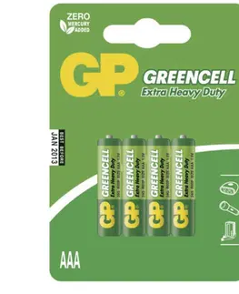 Osvětlení a elektro Baterie GP Greencell R03 (AAA), 4 ks