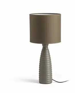 Designové stolní lampy RED - DESIGN RENDL RENDL LAURA stolní béžovošedá 230V E27 28W R13324