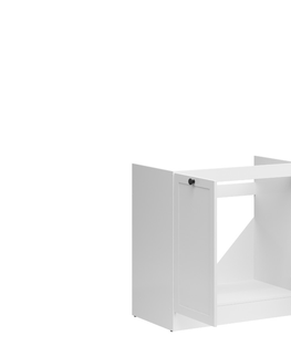Kuchyňské linky JAMISON, skříňka pod dřez 80 cm bez pracovní desky, bílá