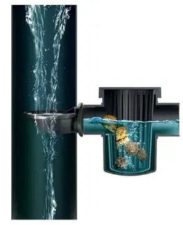 Sudy na vodu Prosperplast Vnější filtr hrubých nečistot dešť. vody (3 díly)
