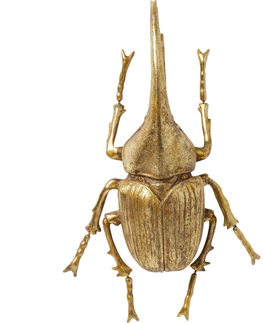 Dekorativní předměty KARE Design Nástěnná dekorace Herkules Beetle - zlatá