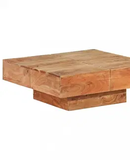 Konferenční stolky Konferenční stolek masivní dřevo Dekorhome Recyklované dřevo