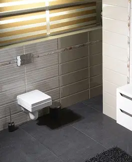 Koupelnový nábytek SAPHO WAVE umyvadlová skříňka 89,7x45x47,8cm, pravá, bílá/dub alabama WA093-3022