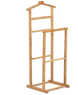 Regály a poličky Němý sluha Paul, bambus, 39 x 35 x 103 cm