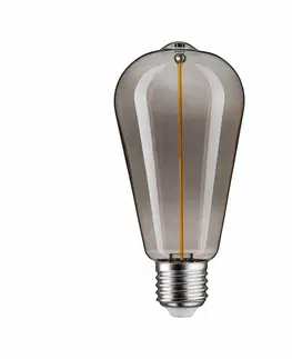 LED žárovky PAULMANN Floating Shine Standard 230V LED žárovka E27 2,8W 1800K kouřové sklo