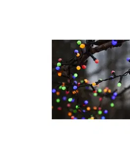Vánoční dekorace Eglo Eglo -LED Venkovní vánoční řetěz BERRY MINI 300xLED/8 funkcí 11m IP44 multicolor 
