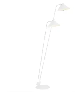 Lampy Argon Argon 7074 - Stojací lampa GABIAN 2xE27/15W/230V bílá 