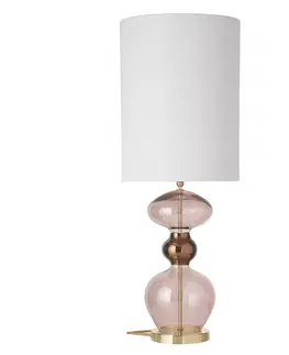 Stolní lampy EBB & FLOW EBB & FLOW Futura stolní lampa, stínidlo Marl bílá