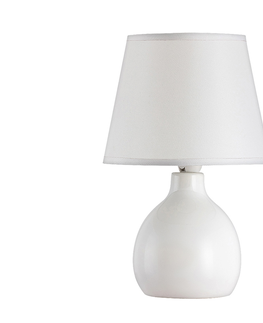 Stolní lampy Rabalux Rabalux 4475 - Stolní lampa INGRID 1xE14/40W/230V bílá 