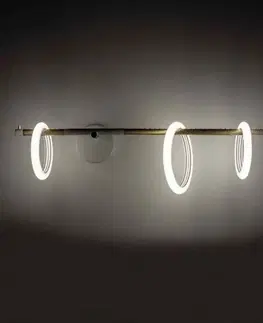 Nástěnná svítidla Marchetti Ulaop LED nástěnné svítidlo, tři kruhy, pravé, černé