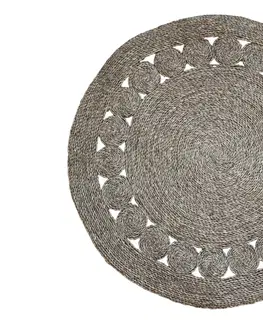 Koberce a koberečky Přírodní kulatý koberec z mořské trávy - Ø120 cm Chic Antique 16088500 (16885-00)