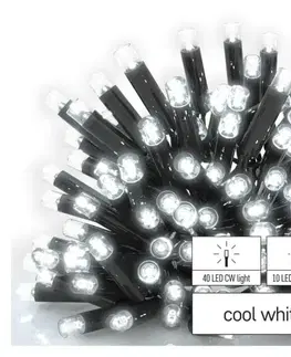 Rampouchy a krápníky EMOS Profi LED spojovací řetěz problikávající – rampouchy, 3 m, venkovní, studená bílá D2CC03