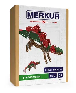 Hračky stavebnice MERKUR - DINO – Stegosaurus, 172 dílků