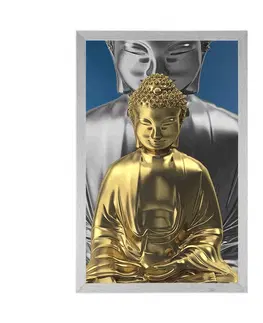 Feng Shui Plakát meditující Buddhové