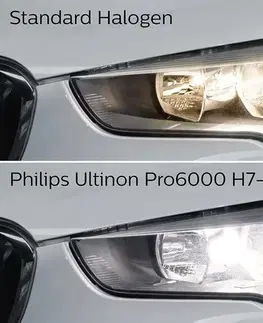 Autožárovky Philips H7 LED Ultinon Pro6000 lampa 5800K 2ks homologace 11972U6000X2