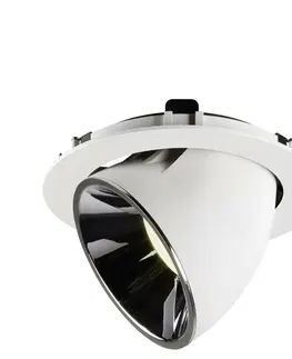 LED podhledová svítidla SLV BIG WHITE NUMINOS GIMBLE XL zápustné stropní svítidlo bílé/chrom 4000 K 55° 1006082