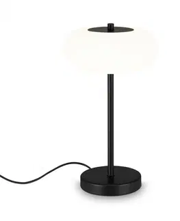LED stolní lampy BRILONER LED stolní lampa, pr. 19,8 cm, 4,5 W, černá BRILO 7030-015