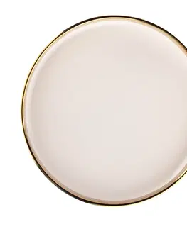 Talíře Altom Porcelánový dezertní talíř Palazzo 21 cm, bílá