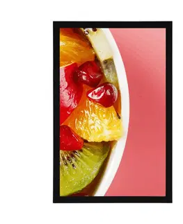 S kuchyňským motivem Plakát letní ovocný salát