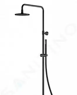 Sprchy a sprchové panely STEINBERG 250 Sprchový set s termostatem, průměr 200 mm, matná černá 250 2721 S