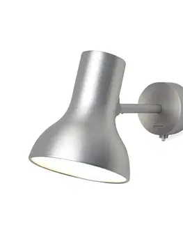 Nástěnná svítidla Anglepoise Anglepoise Type 75 Mini Metallic nástěnné, stříbro