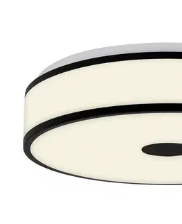 LED stropní svítidla BRILONER LED stropní svítidlo, pr. 38 cm, 18 W, černá BRI 3454-115