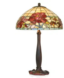 Stolní lampy Artistar Ručně vyráběná stolní lampa Esmee ve stylu Tiffany