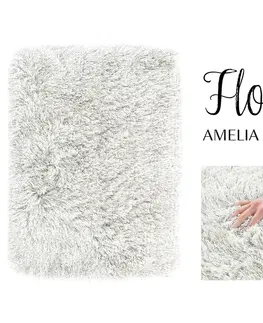 Koberce a koberečky Koberec AmeliaHome Floro světle šedý, velikost 100x150