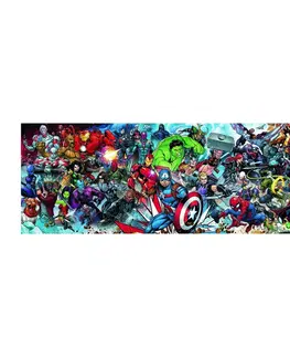 Puzzle TREFL Panoramatické Svět Marvelu 1000 dílků