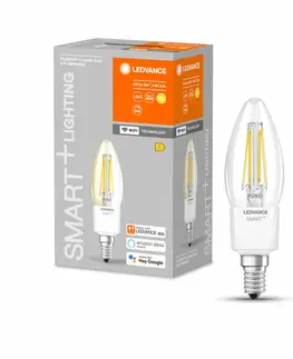 LED žárovky OSRAM LEDVANCE SMART+ Filament WiFi Candle Dimmable 40 4W 2700K E14 4058075609754