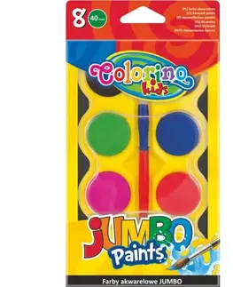 Hračky PATIO - Colorino vodové barvy  40mm Jumbo 8 barev