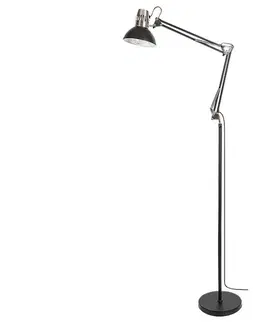 Lampy Rabalux Rabalux 2196 - Stojací lampa ARISTEO 1xE27/40W/230V černá/lesklý chrom 