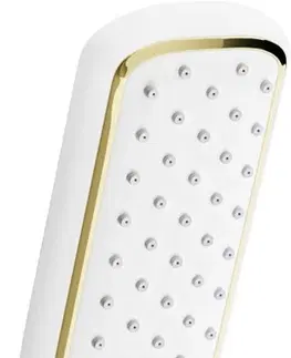 Sprchy a sprchové panely MEXEN R-49 ruční sprcha 1-funkce W / zlato 79549-25
