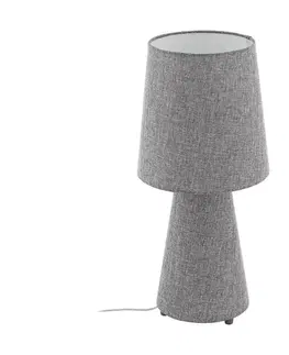 Lampy Eglo EGLO 97132 - Stolní lampa CARPARA 2xE27/12W/230V 