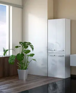 Koupelnový nábytek TP Living Koupelnová skříňka ARDIA lesklá bílá