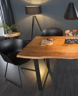 Jídelní stoly LuxD Designový jídelní stůl Massive 160 cm divoká akácie